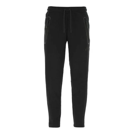 Men's Nike Athleisure Casual Sports Breathable Lacing Long Pants/Trousers Black CU4501-010 - 1