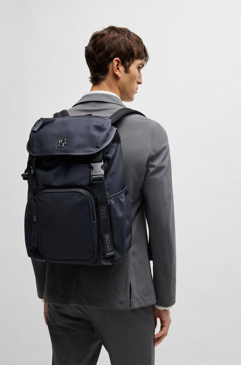 BOSS MULTI-POCKET BACKPACK WITH DOUBLE B MONOGRAM TRIM outlook