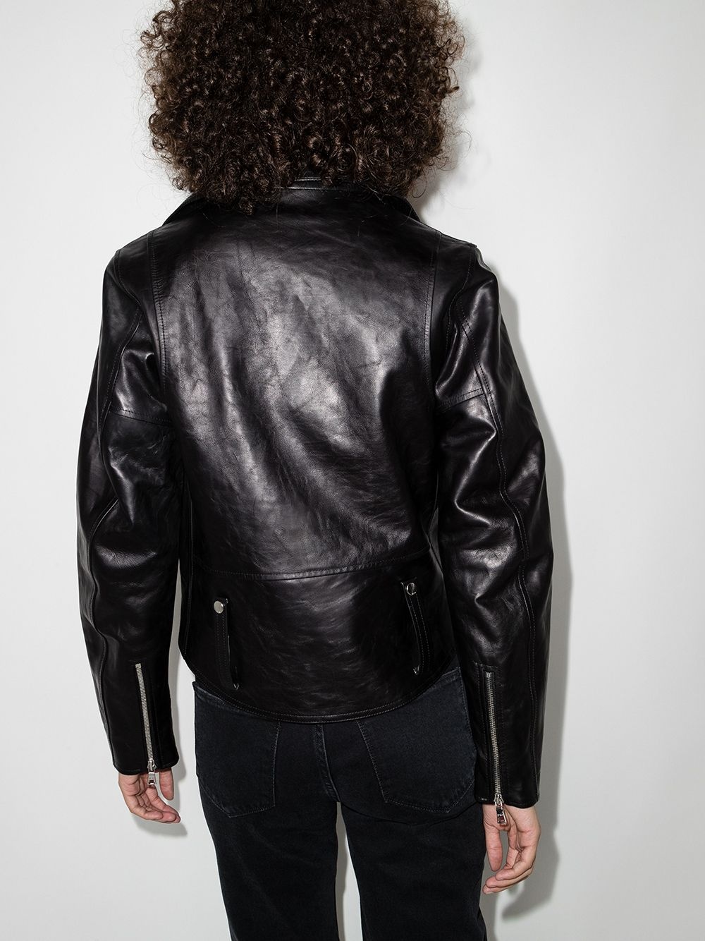 Saige leather biker jacket - 3
