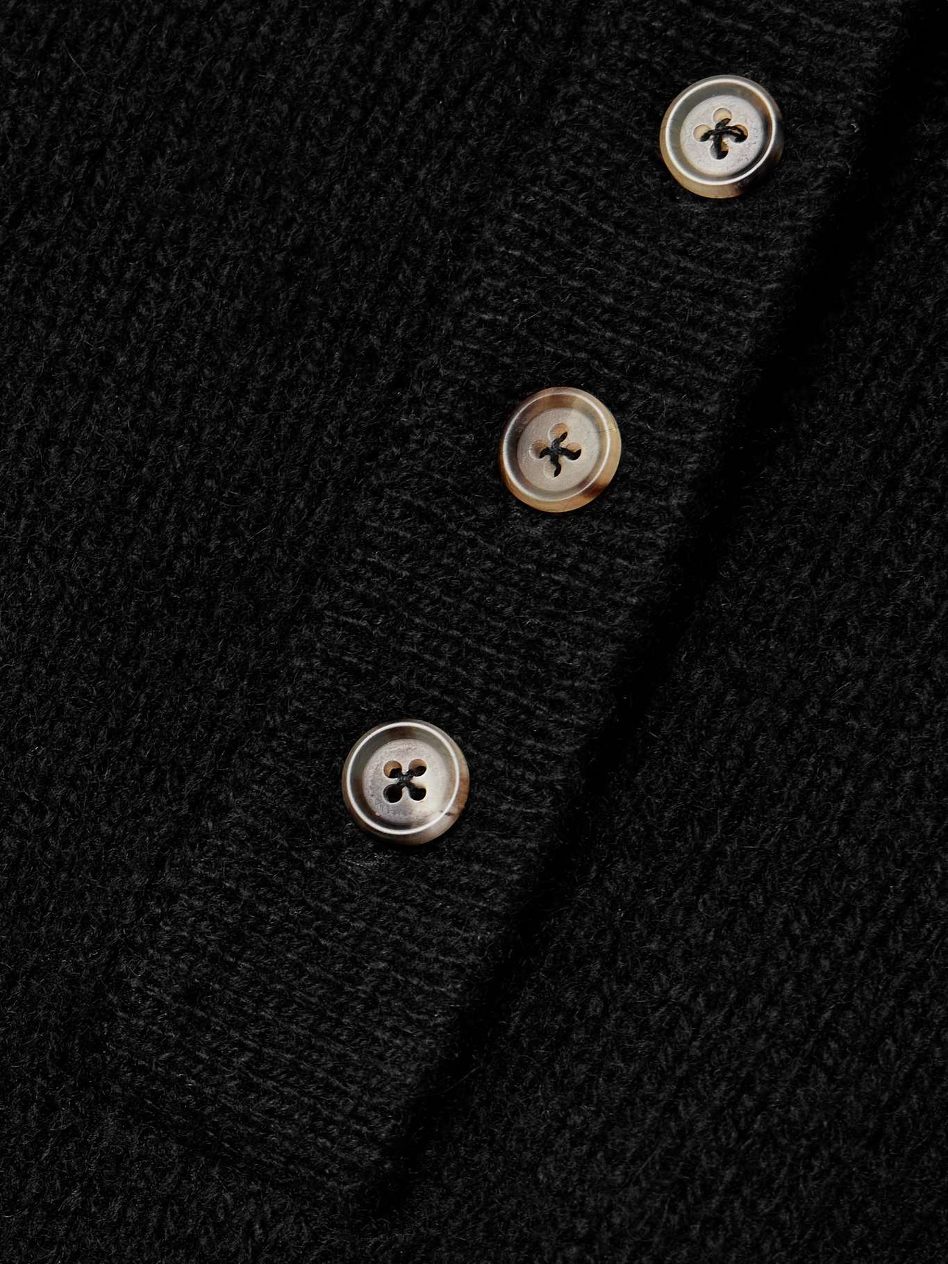 Rene oversized cashmere polo sweater Black - 4