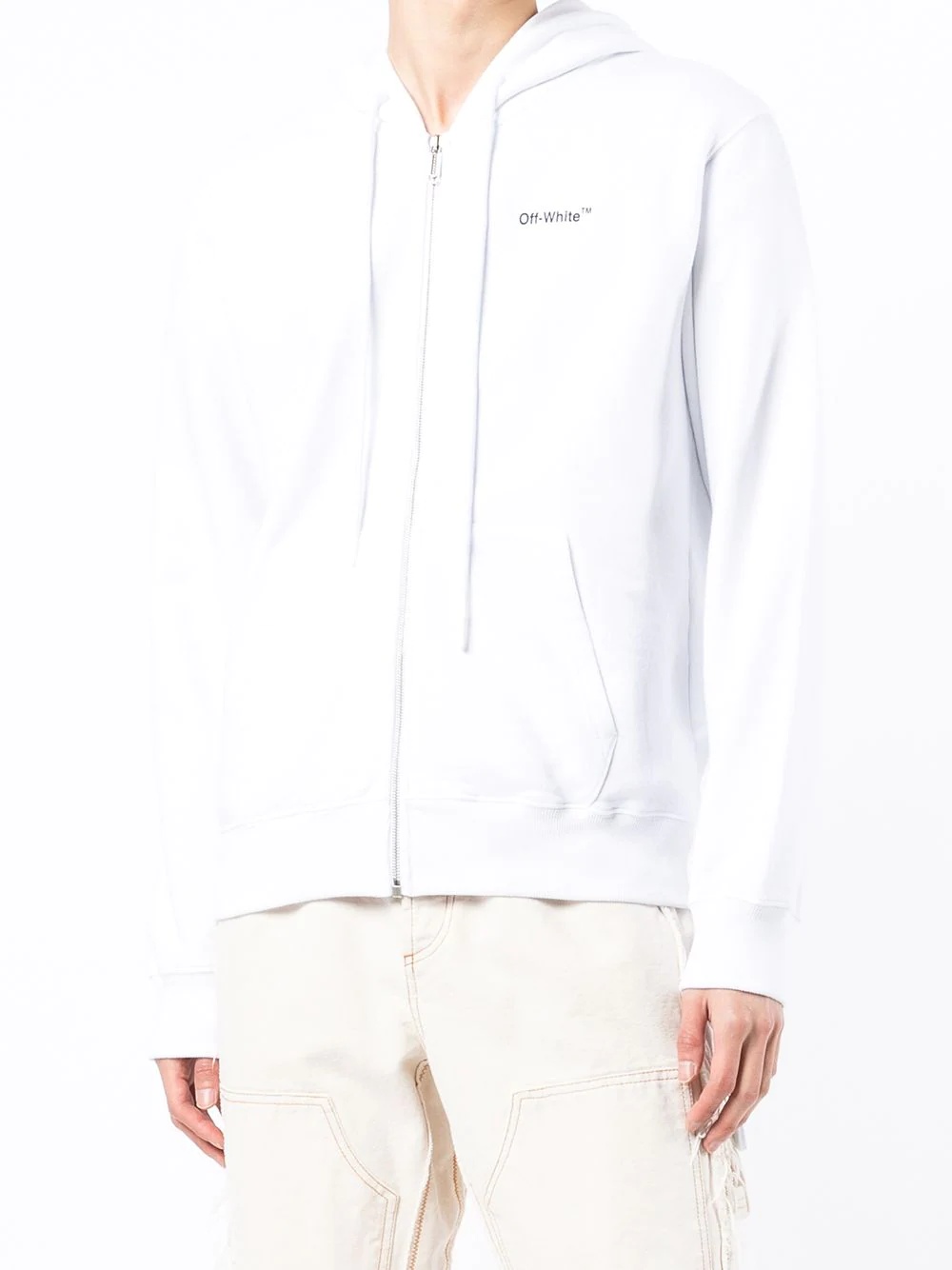 Caravaggio Arrows zipped hoodie - 4