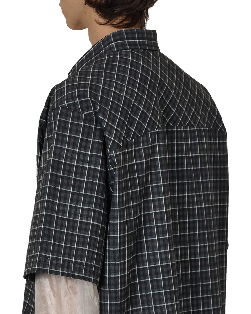 Aair Floweave Printed Check Short Sleeve Shirt 7