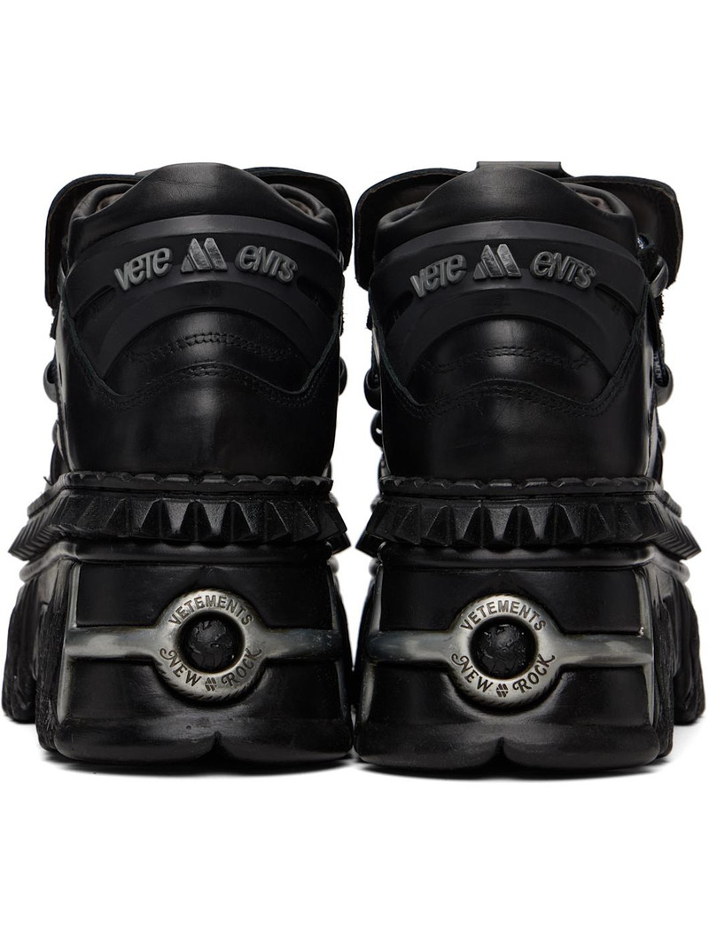 Black New Rock Edition Fire Platform Sneakers 2