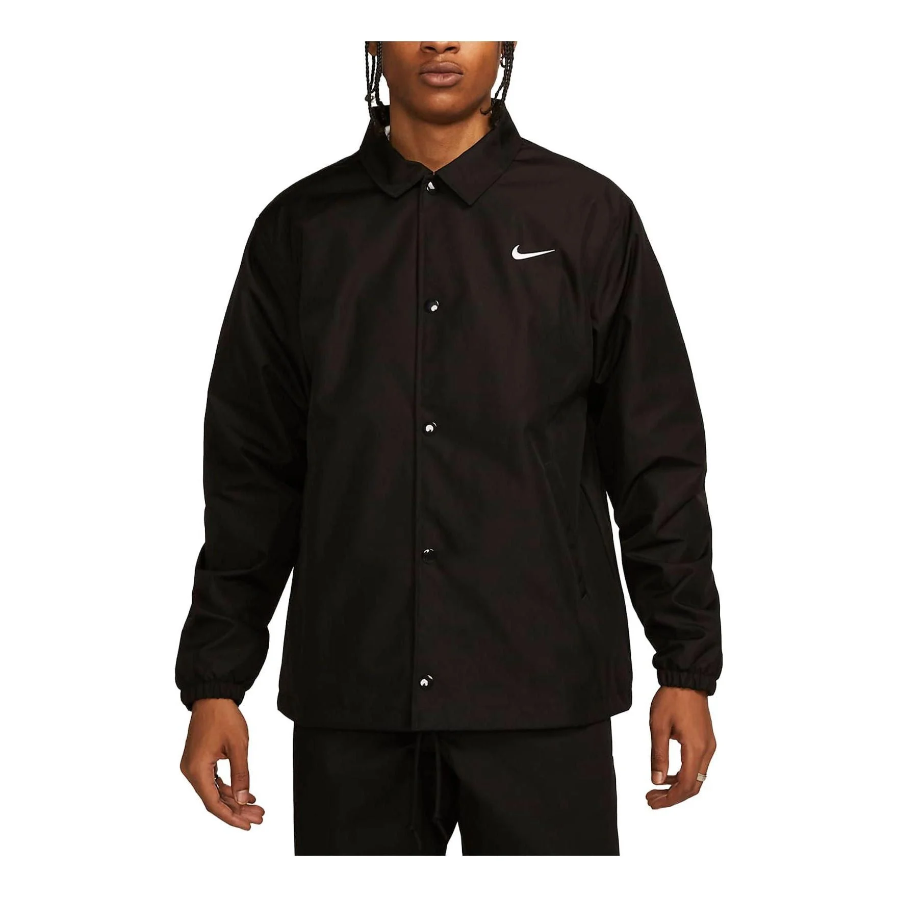 Nike Authentics Lined Coaches Jacket 'Black' FD7844-010 - 1