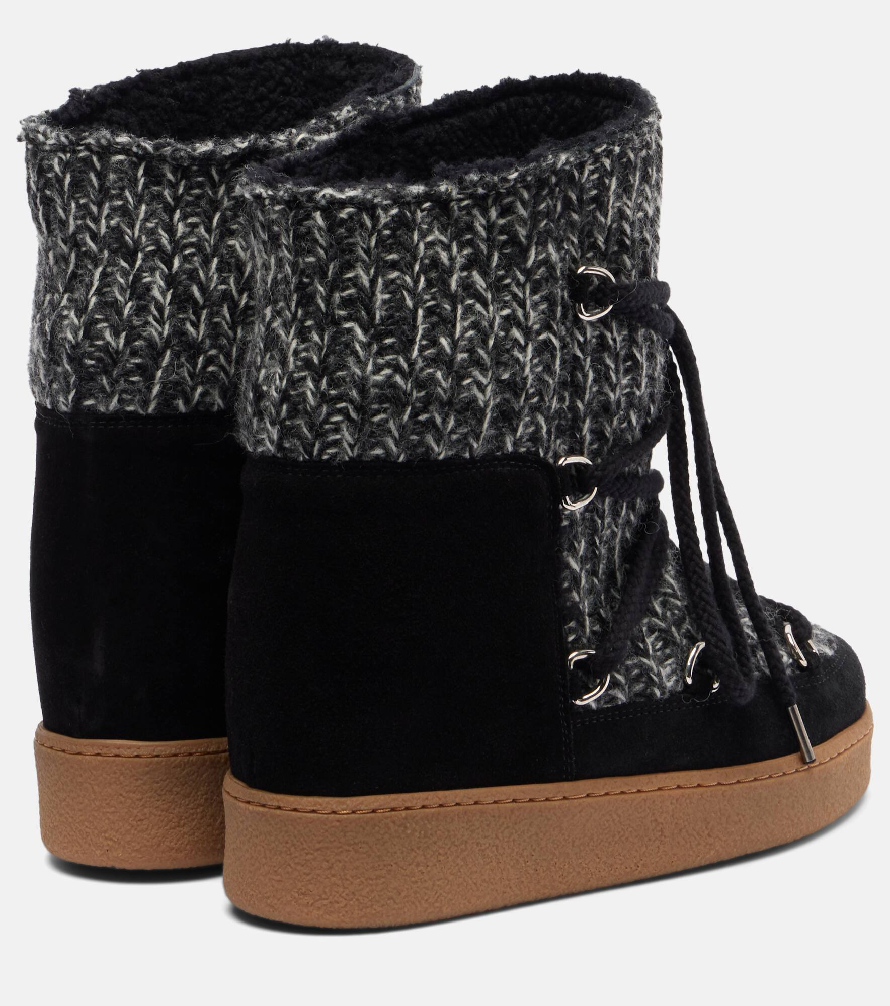 Suede-trimmed snow boots - 2