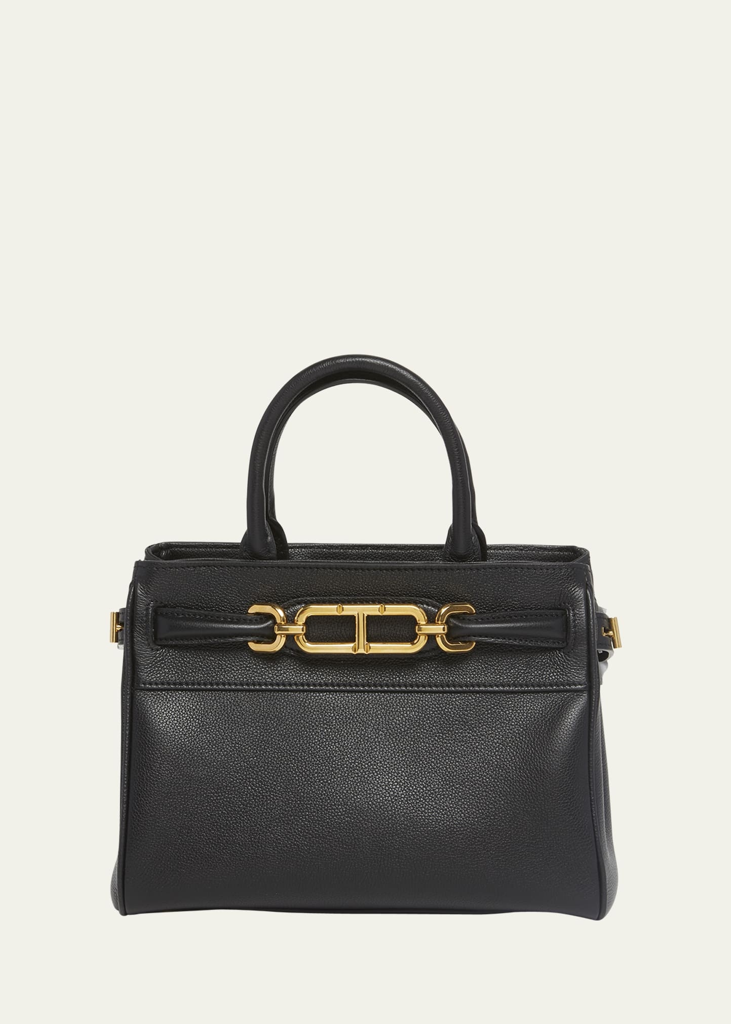 Whitney Small Top-Handle Bag in Grained Calfskin - 1