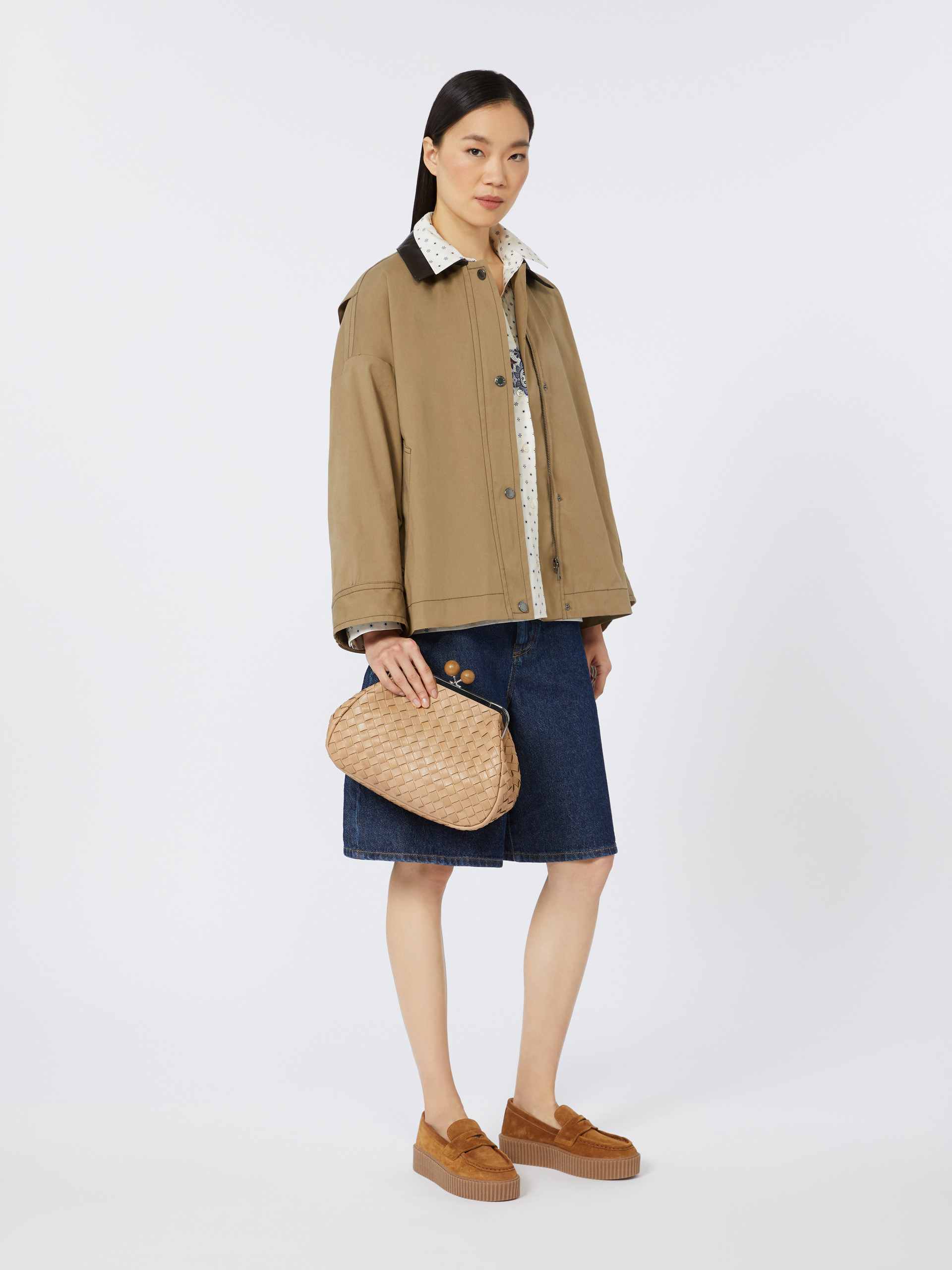 PANCIA Medium woven leather Pasticcino Bag - 7