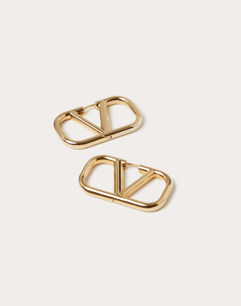 VLOGO SIGNATURE METAL EARRINGS - 1