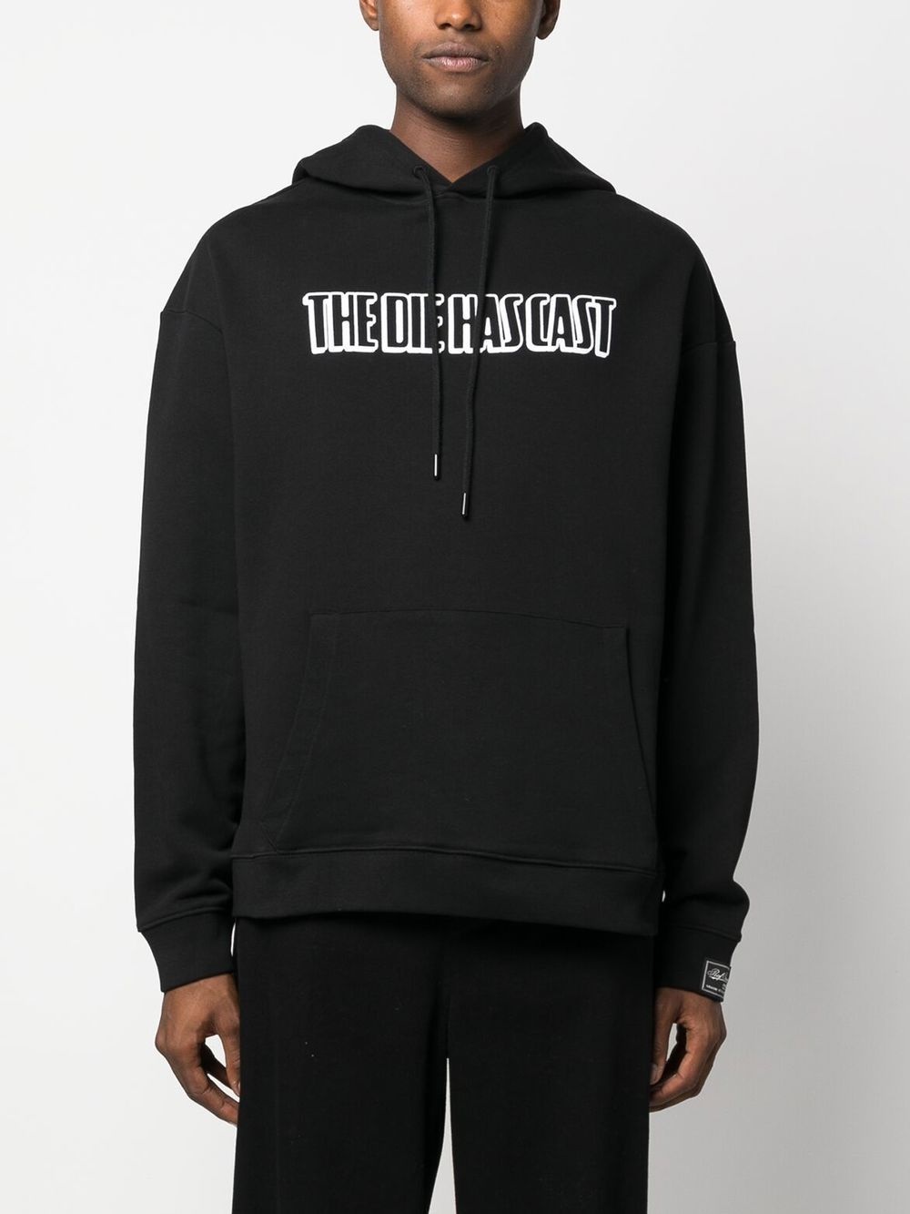 text-print hoodie - 3