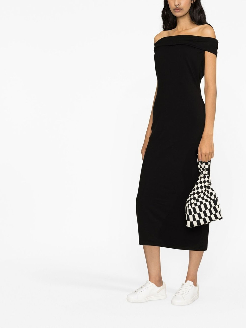 Jamen off-shoulder knitted midi dress 3