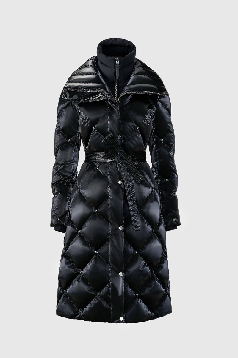 IZUMI-GLO 2-in-1 Quilted Down Coat With Removable Bib 1