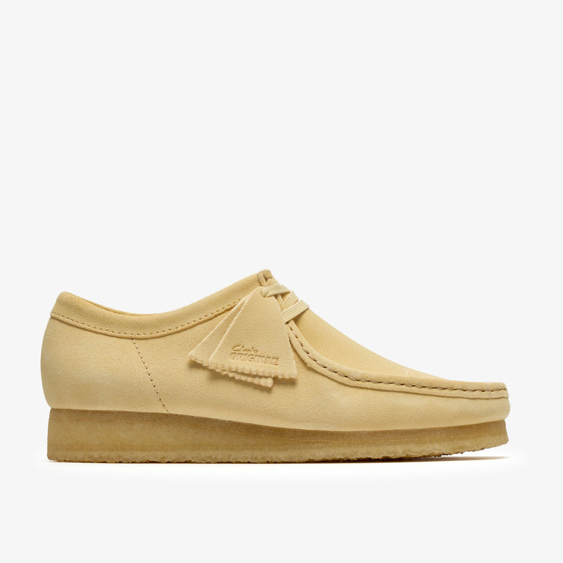 Wallabee Pale Yellow Suede 1