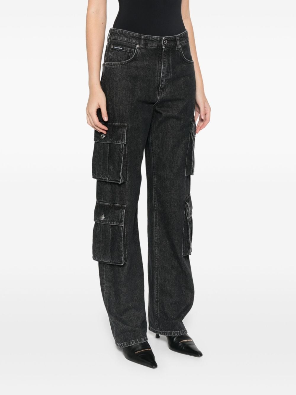 Cargo denim jeans - 3