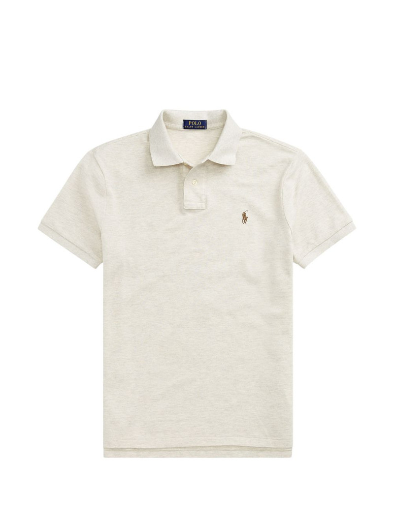 logo-embroidery polo shirt 1