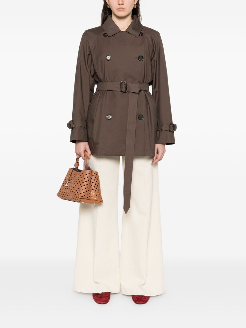 Max Mara MTCCALLE buttoned belted coat outlook