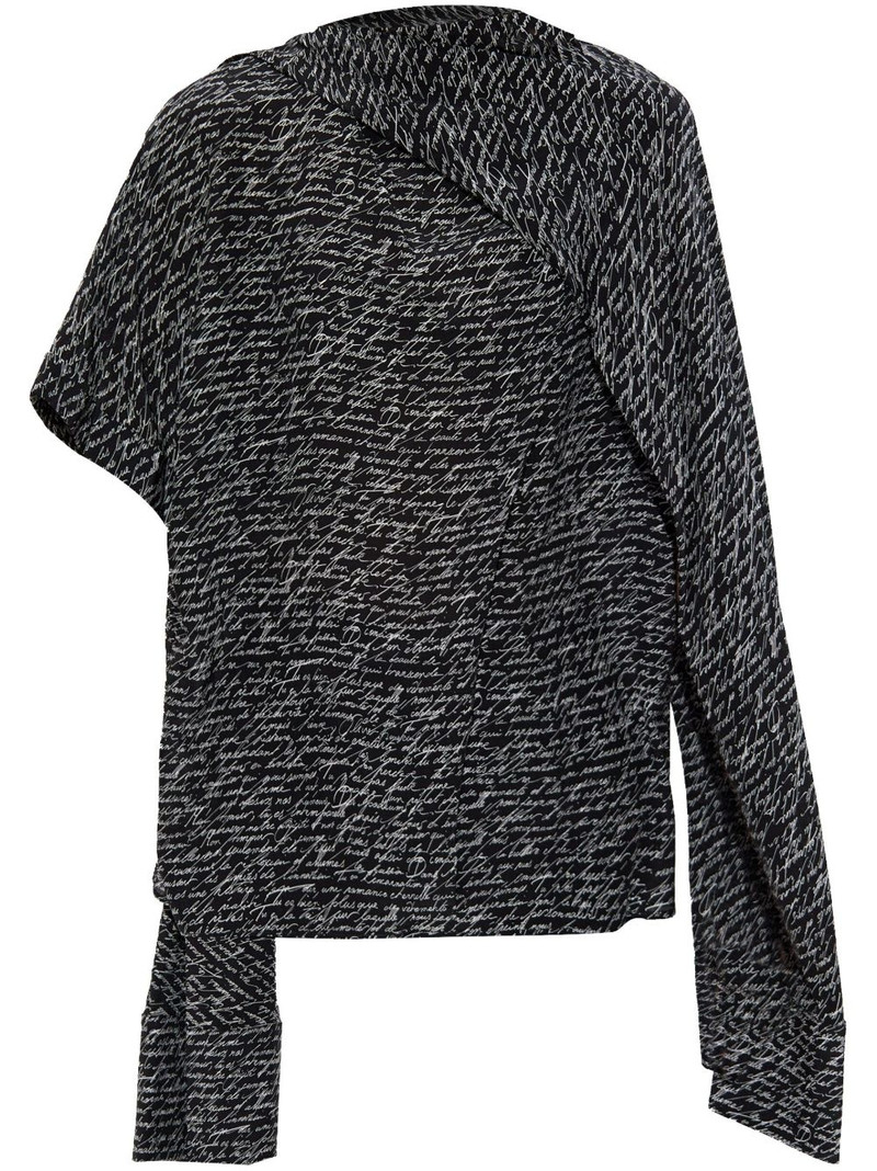 스크립트 인쇄 blouse 1