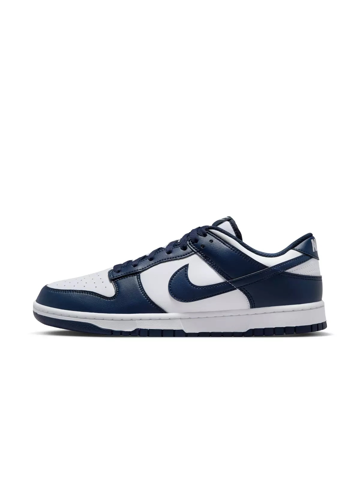 Dunk Low Retro "White/Midnight Navy" Men's Shoe - 3