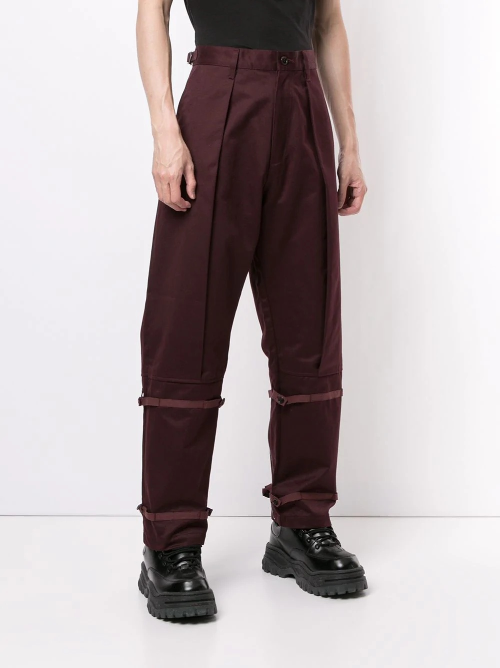 tapered tailored trousers - 3