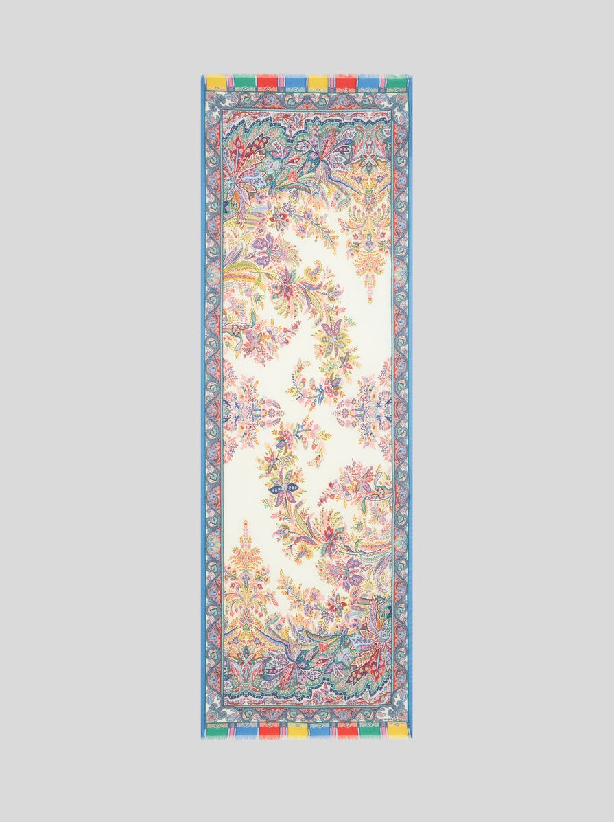 WOOL AND SILK SCARF - 2
