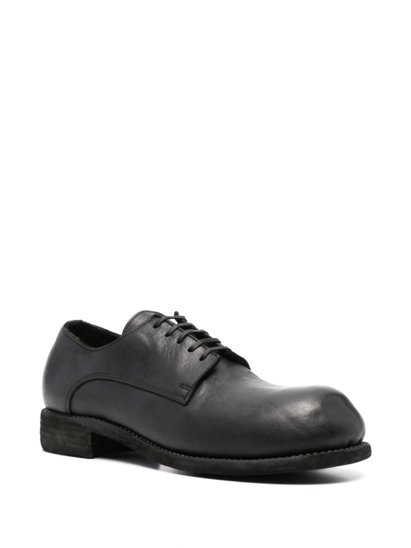 Guidi leather derby shoes outlook