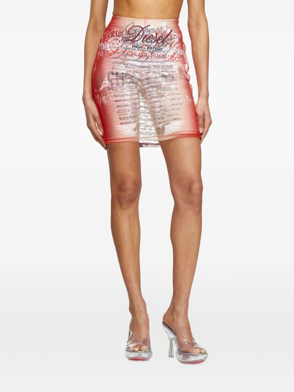 Remaster Capsule O-Lympiac mini skirt - 3