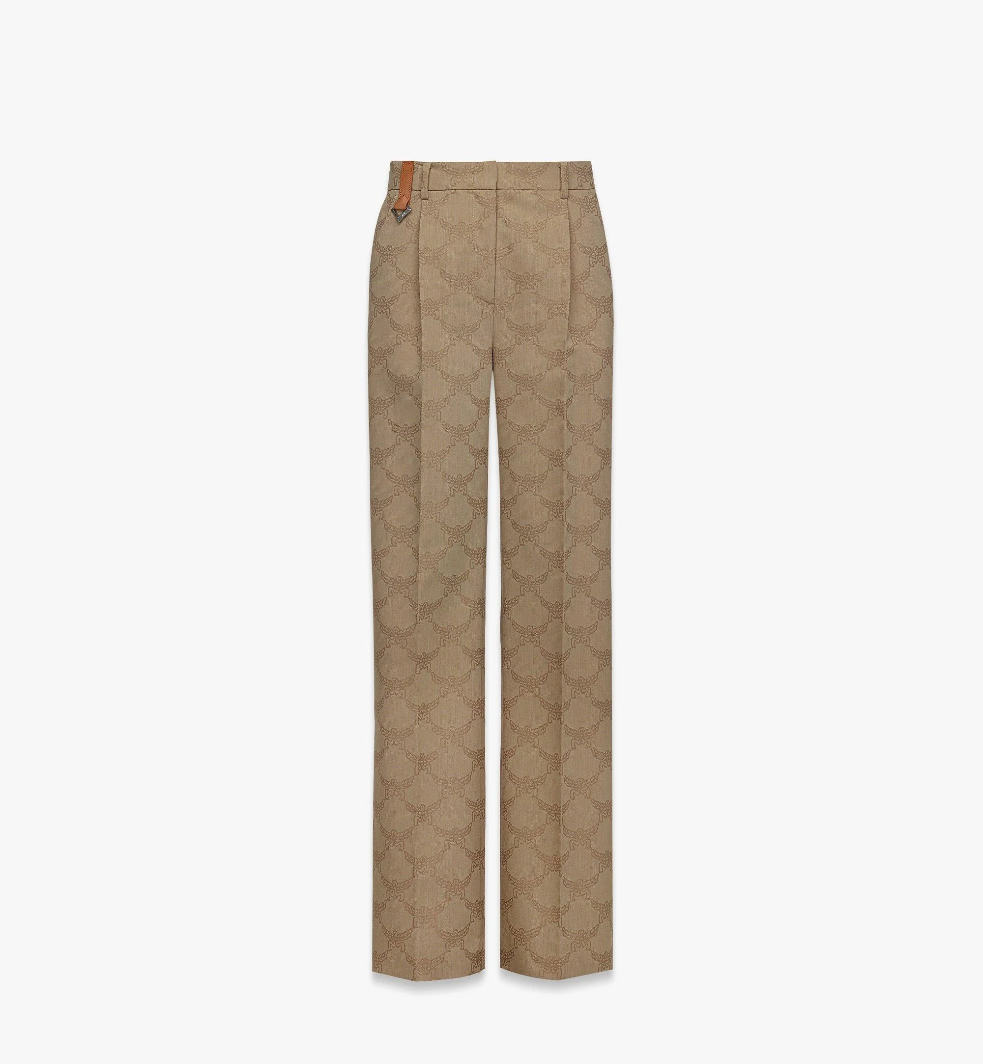Lauretos Wool Jacquard Pants - 1