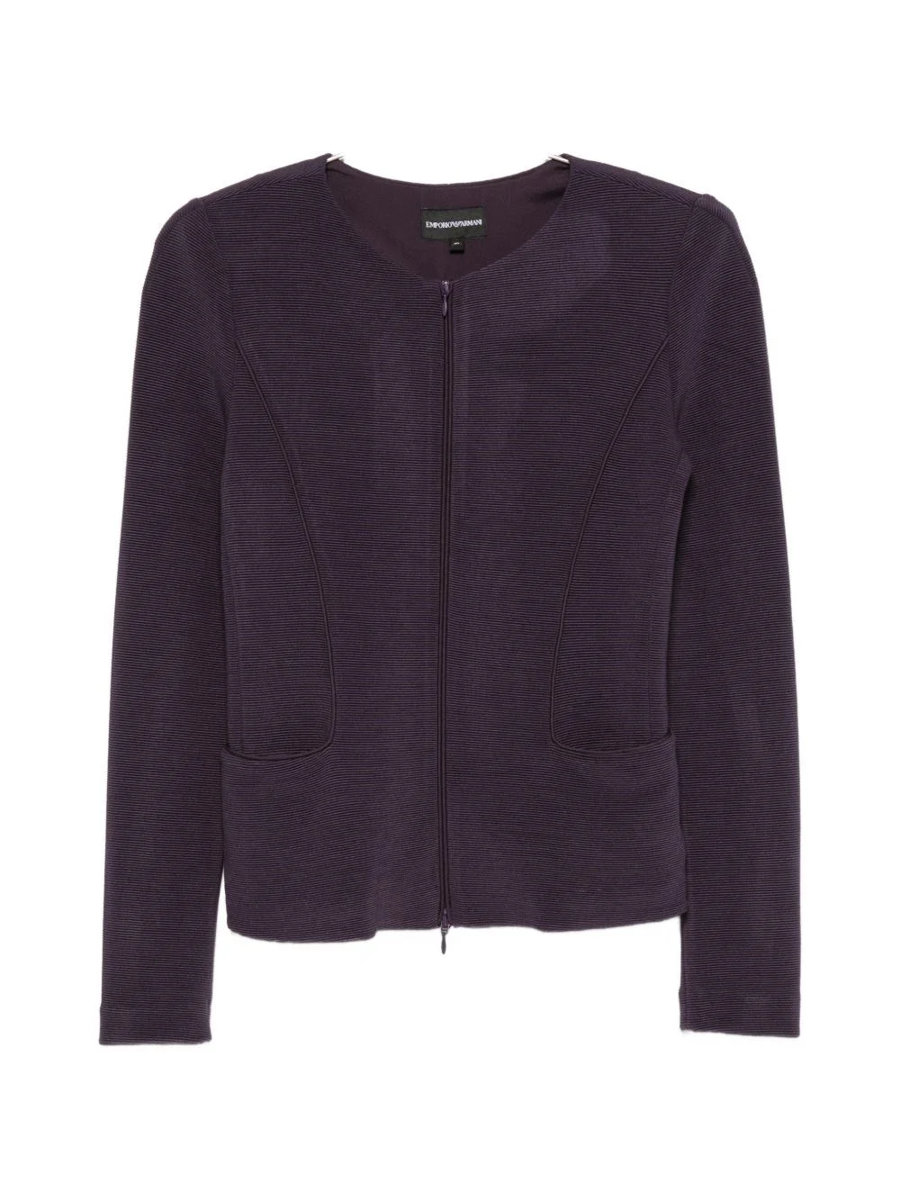 Zipped blazer jacket - 1