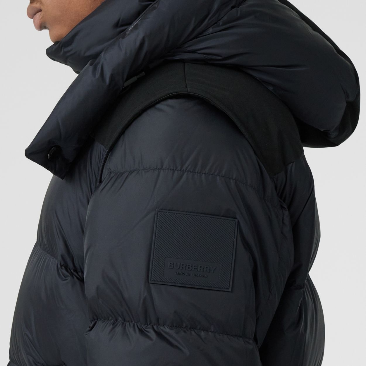 Detachable Sleeve Hooded Puffer Jacket - 5