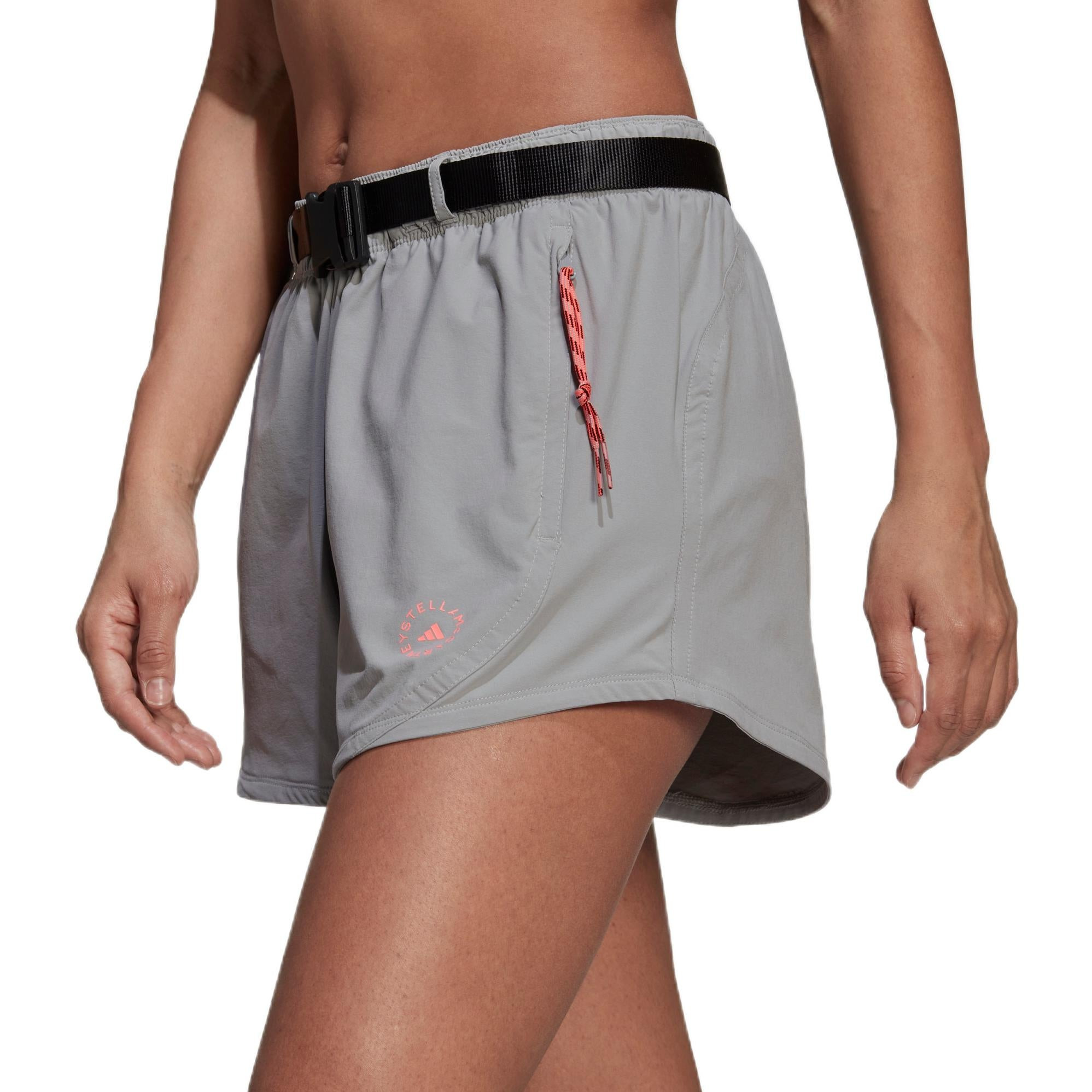 (WMNS) adidas by Stella McCartney Shorts 'Grey' HA8906 - 4