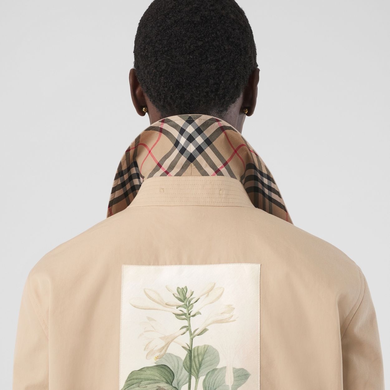 Botanical Sketch Cotton Tropical Gabardine Jacket - 6