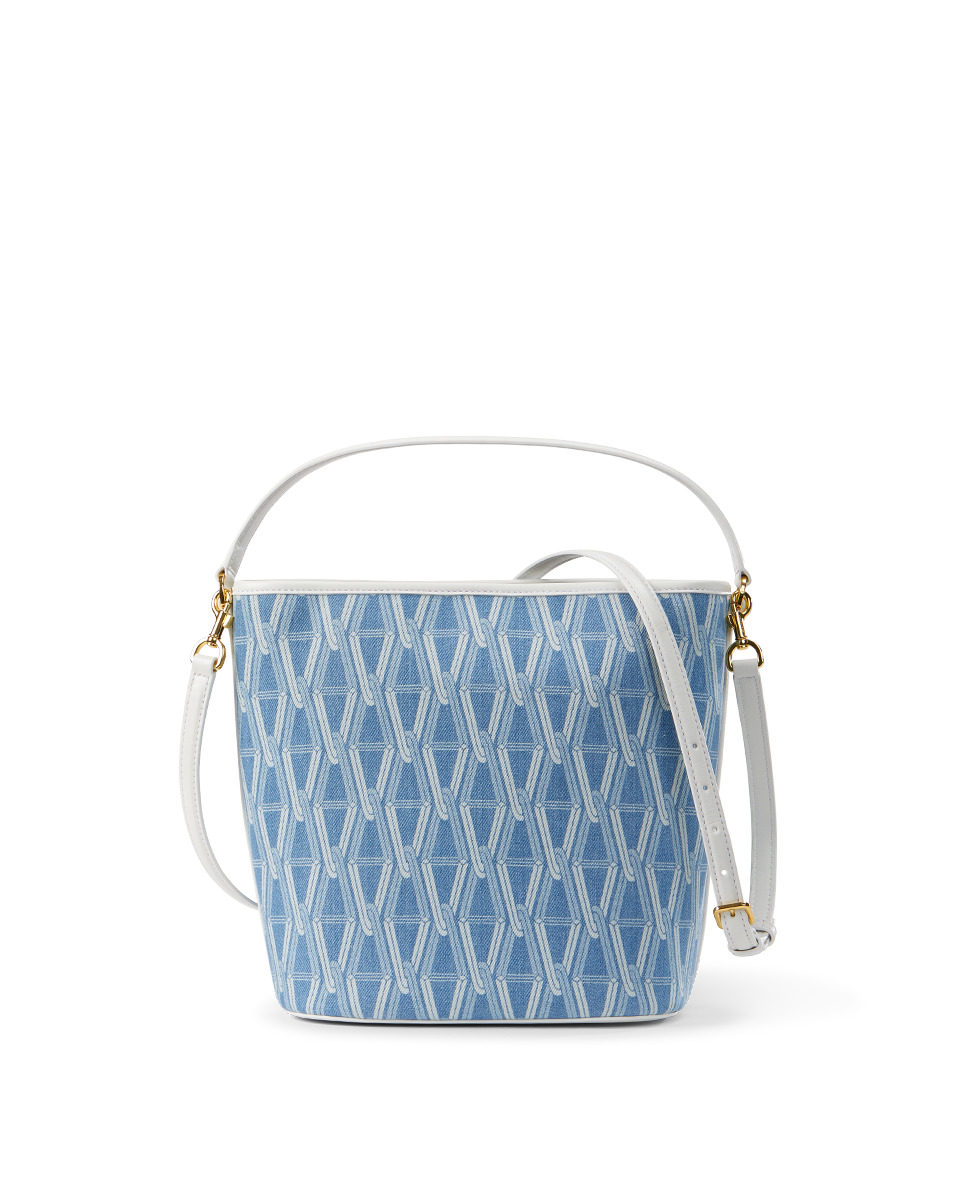 LARGE V-LINK BUCKET BAG - 8