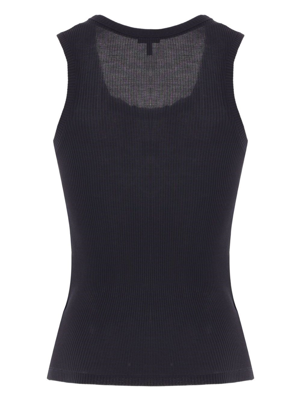 Anagram silk tank top - 4