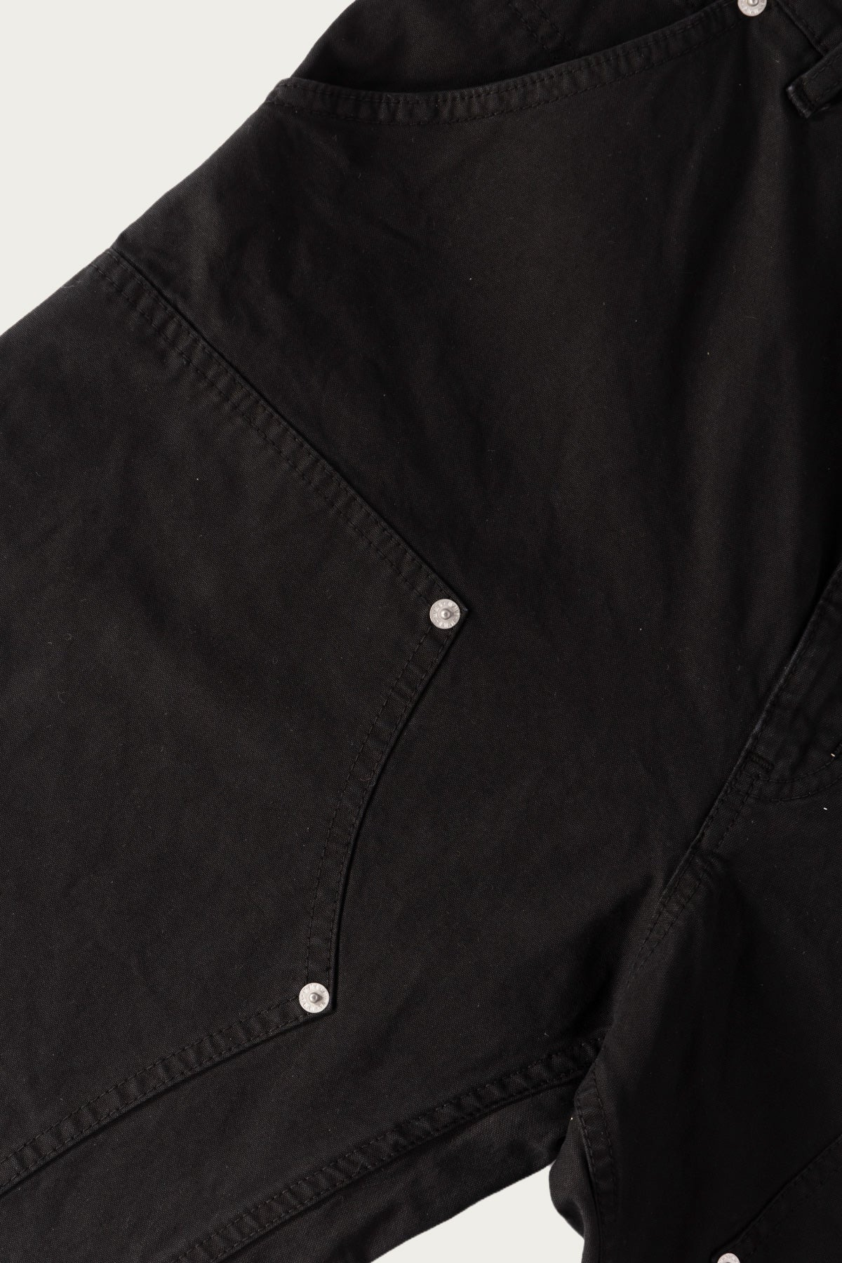 MM6 Double Knee Trousers - Black - 3