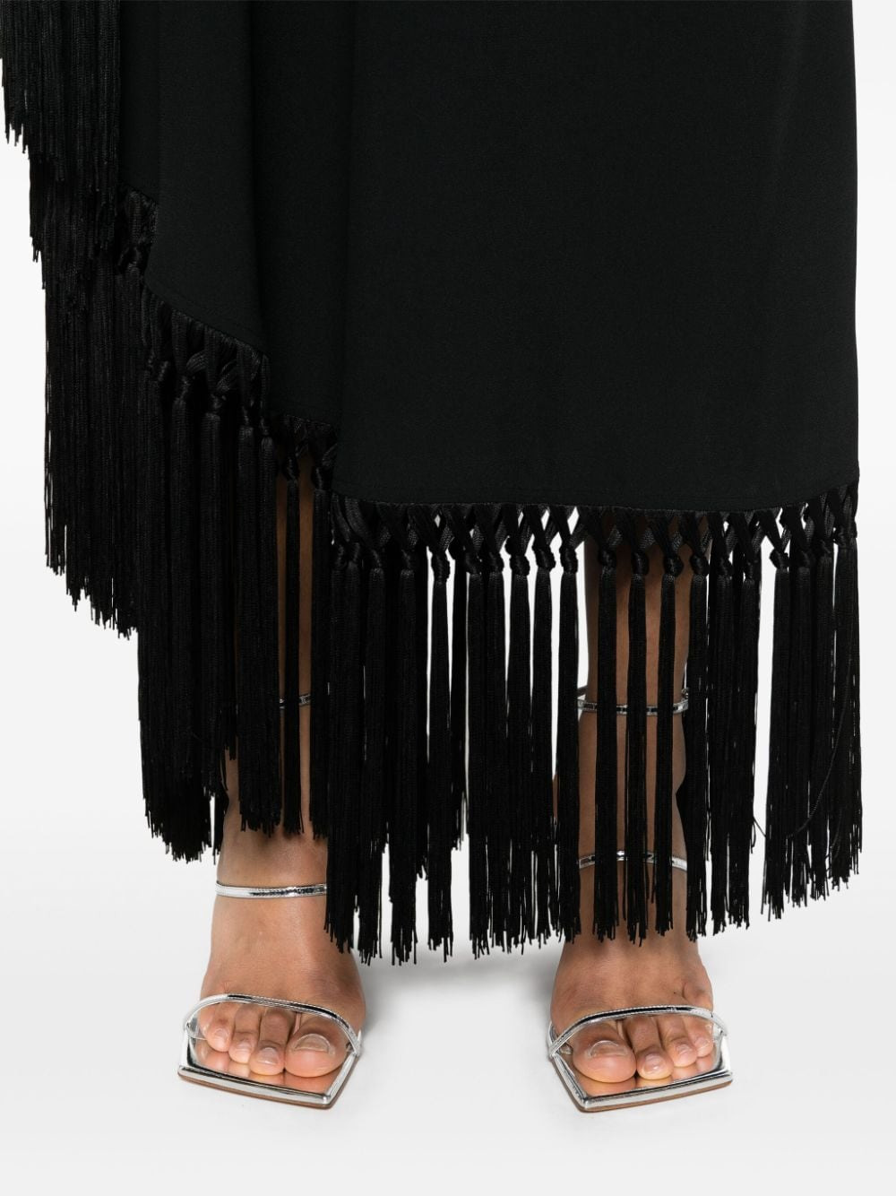 Taller Marmo Pre - TALLER MARMO PRE One-Shoulder Fringe Dress - 5