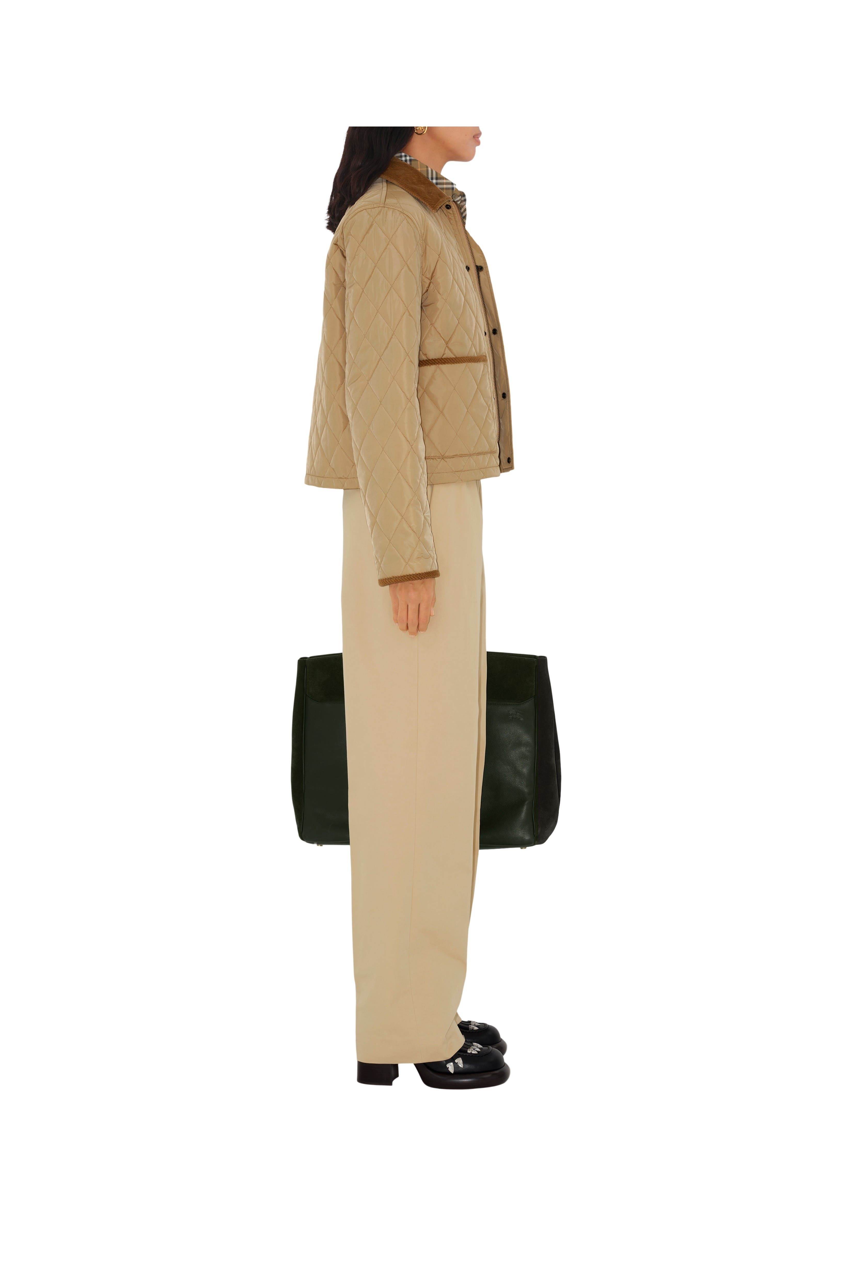 burberry Cotton Tailored Trousers in Cracker at Nordstrom - 3