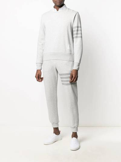 Thom Browne 4-Bar stripe cotton track pants outlook