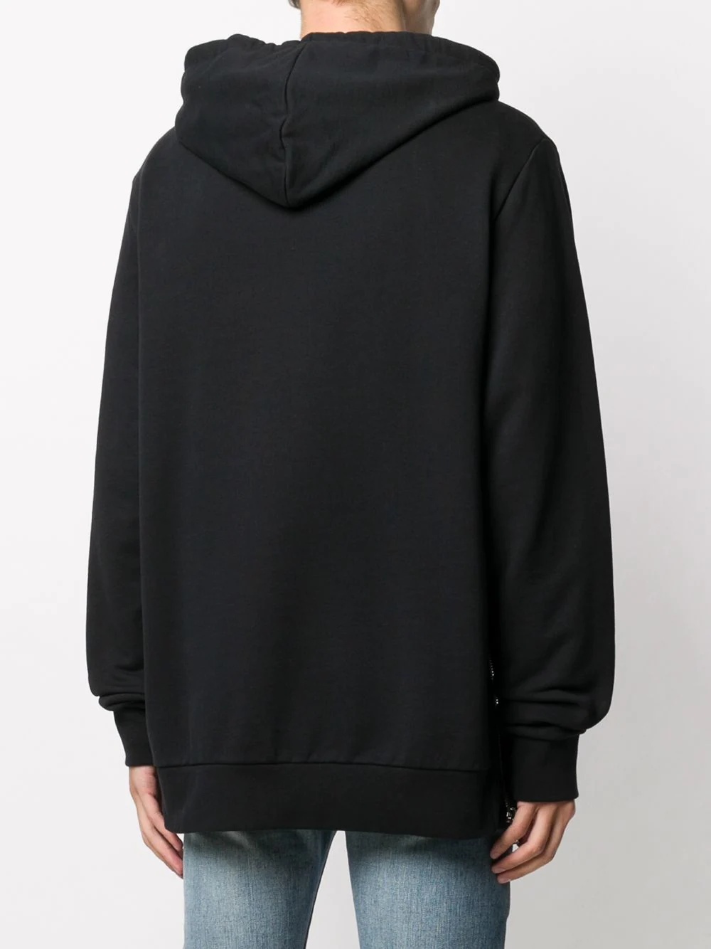 logo-print drawstring hoodie - 4