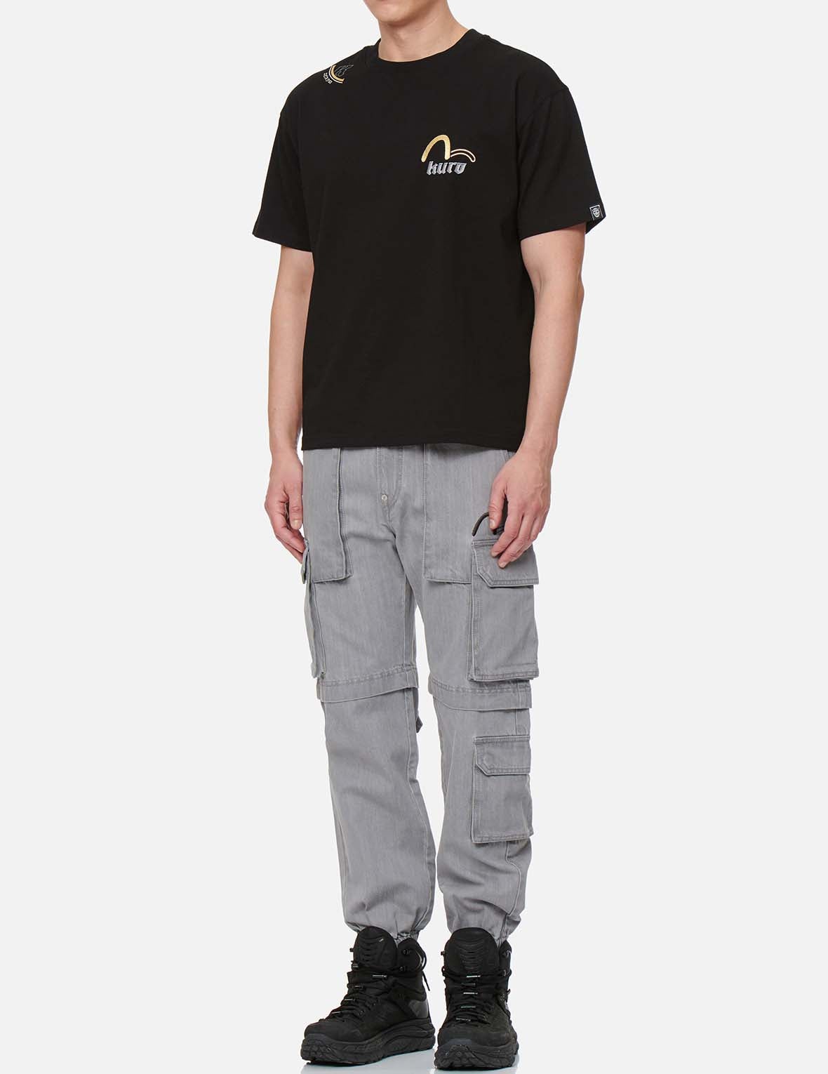 Cargo Denim Jogger Pants - 6