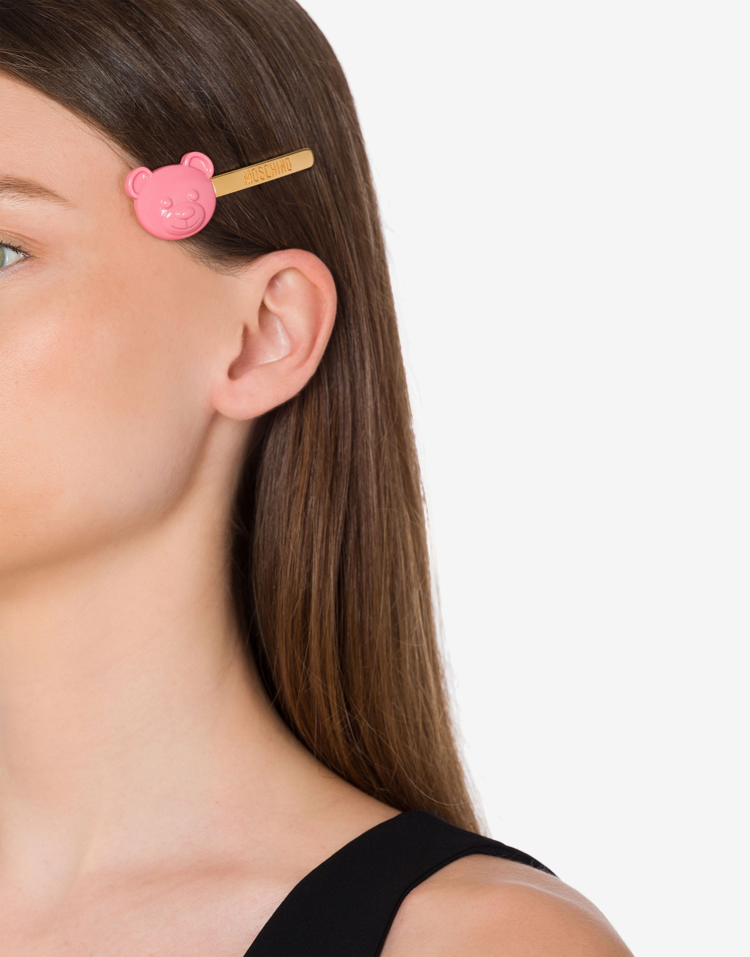 MOSCHINO TEDDY BEAR HAIR PIN - 4