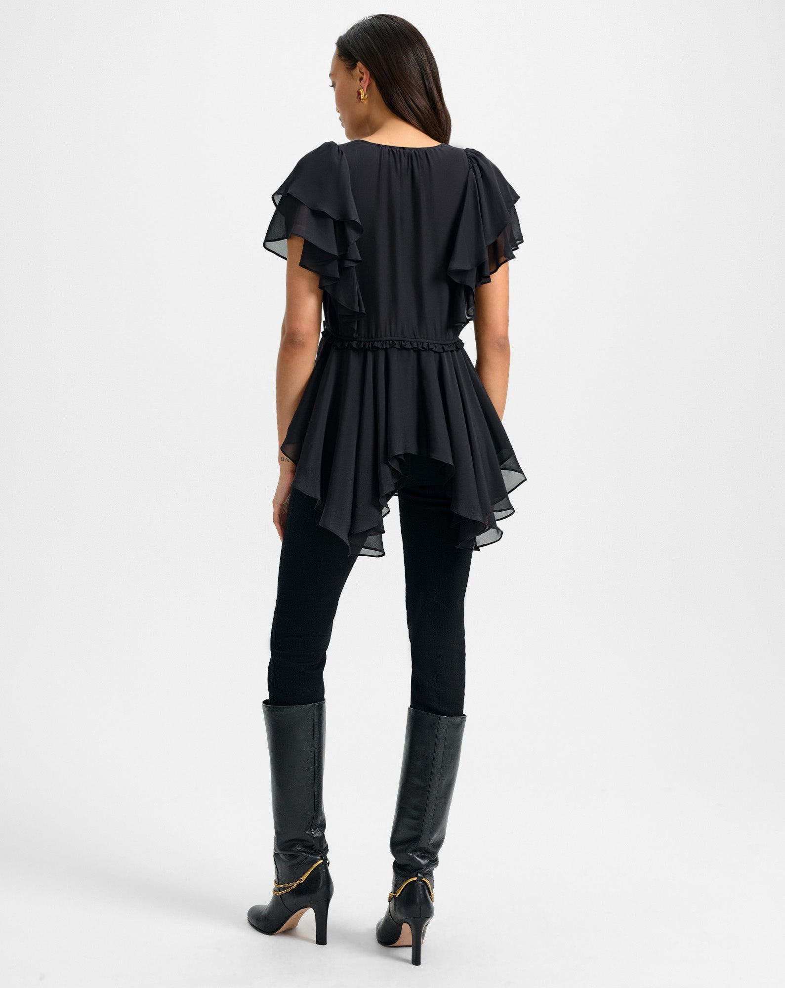SAMMIE SILK BLOUSE - 5