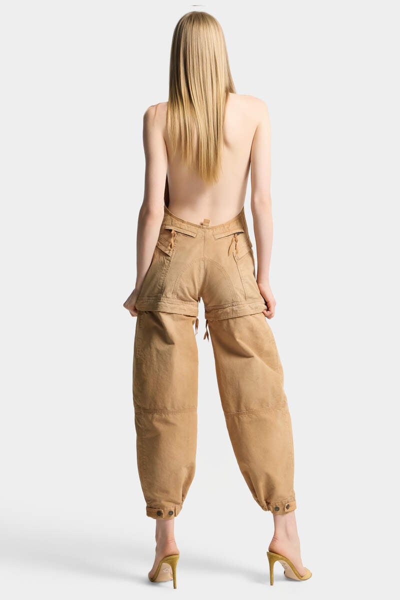 GARMENT DYED UTILITY DISTRESSED JUMPSUIT 4