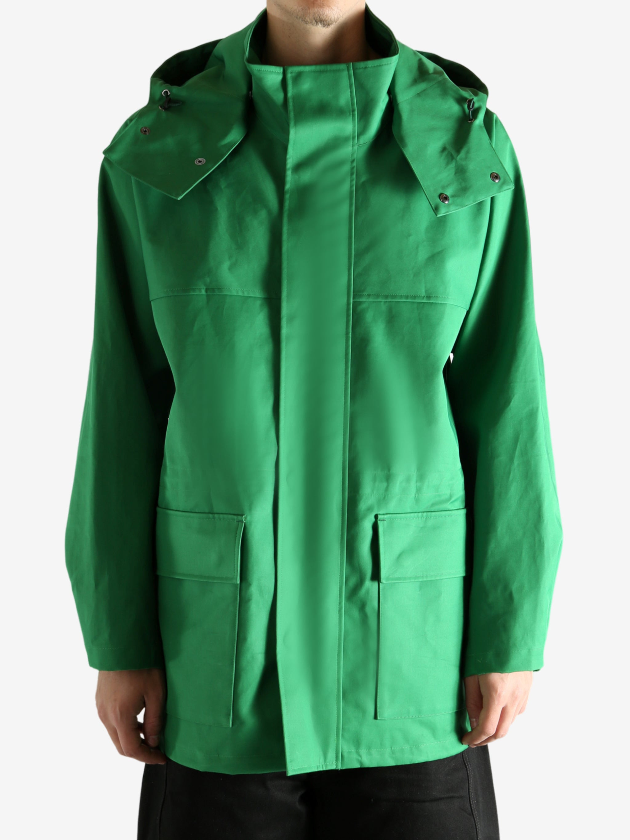 AURALEE - Men High-Density Bonded Cotton Gabardine Blouson Jacket - 1