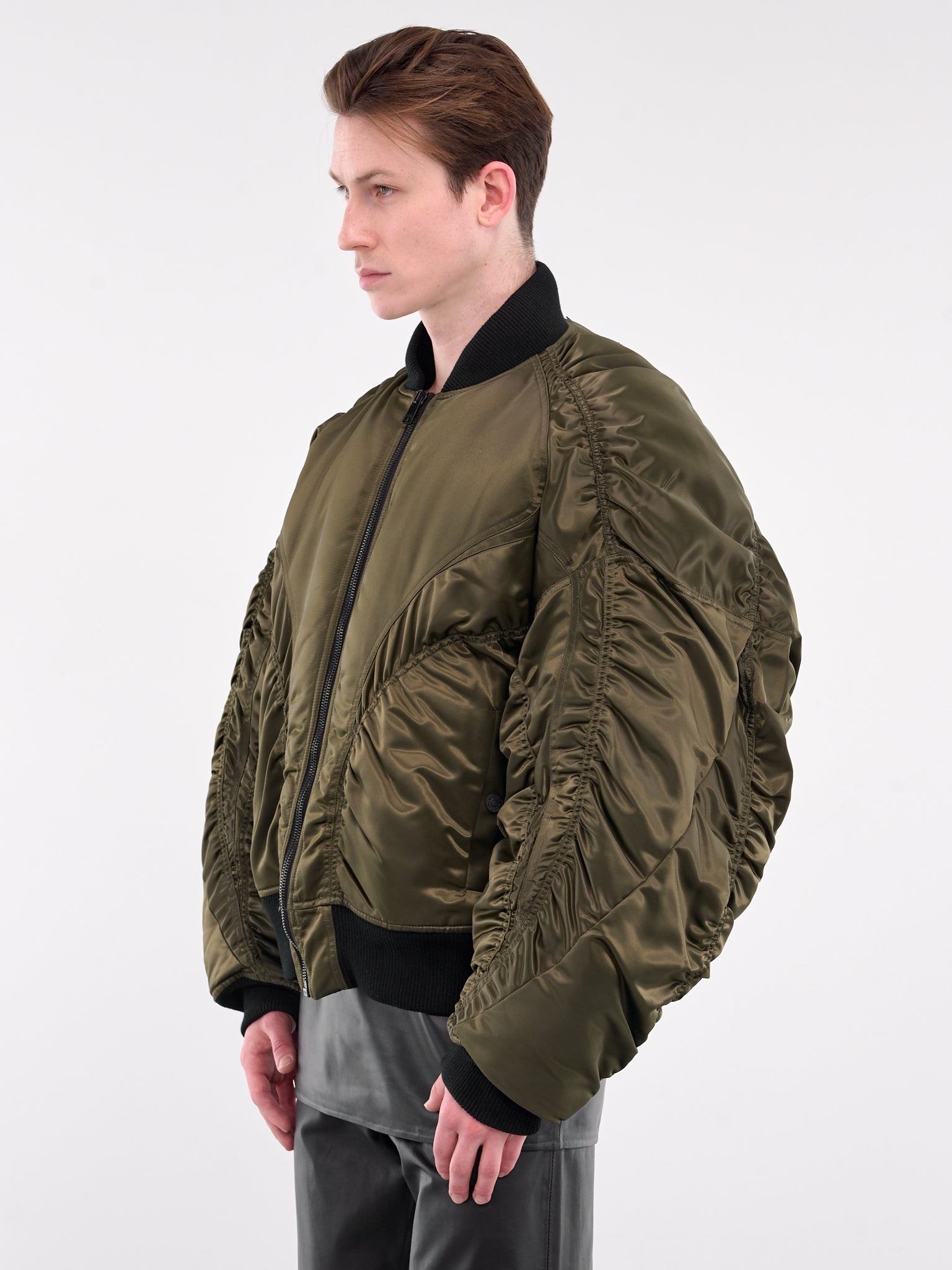 Satin Bomber Jacket - 2
