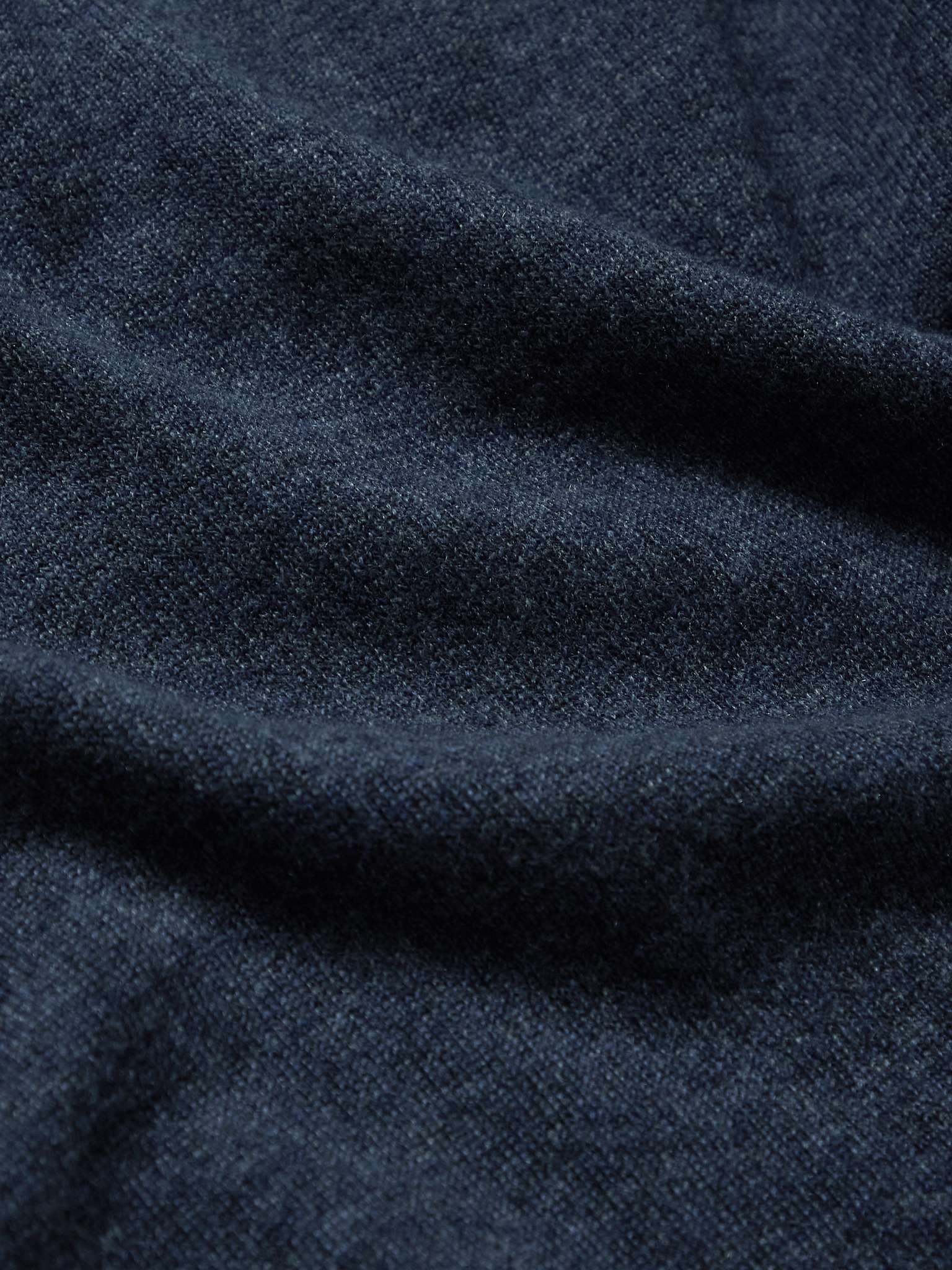 Contrast-Tipped Cashmere Sweater - 3