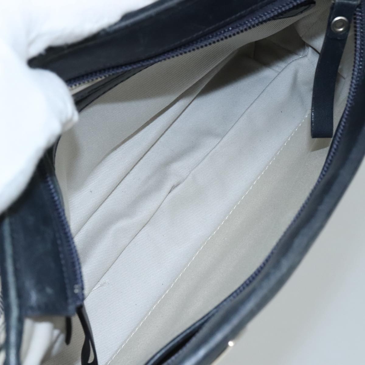 Burberry Shoulder Bag Canvas White - 12