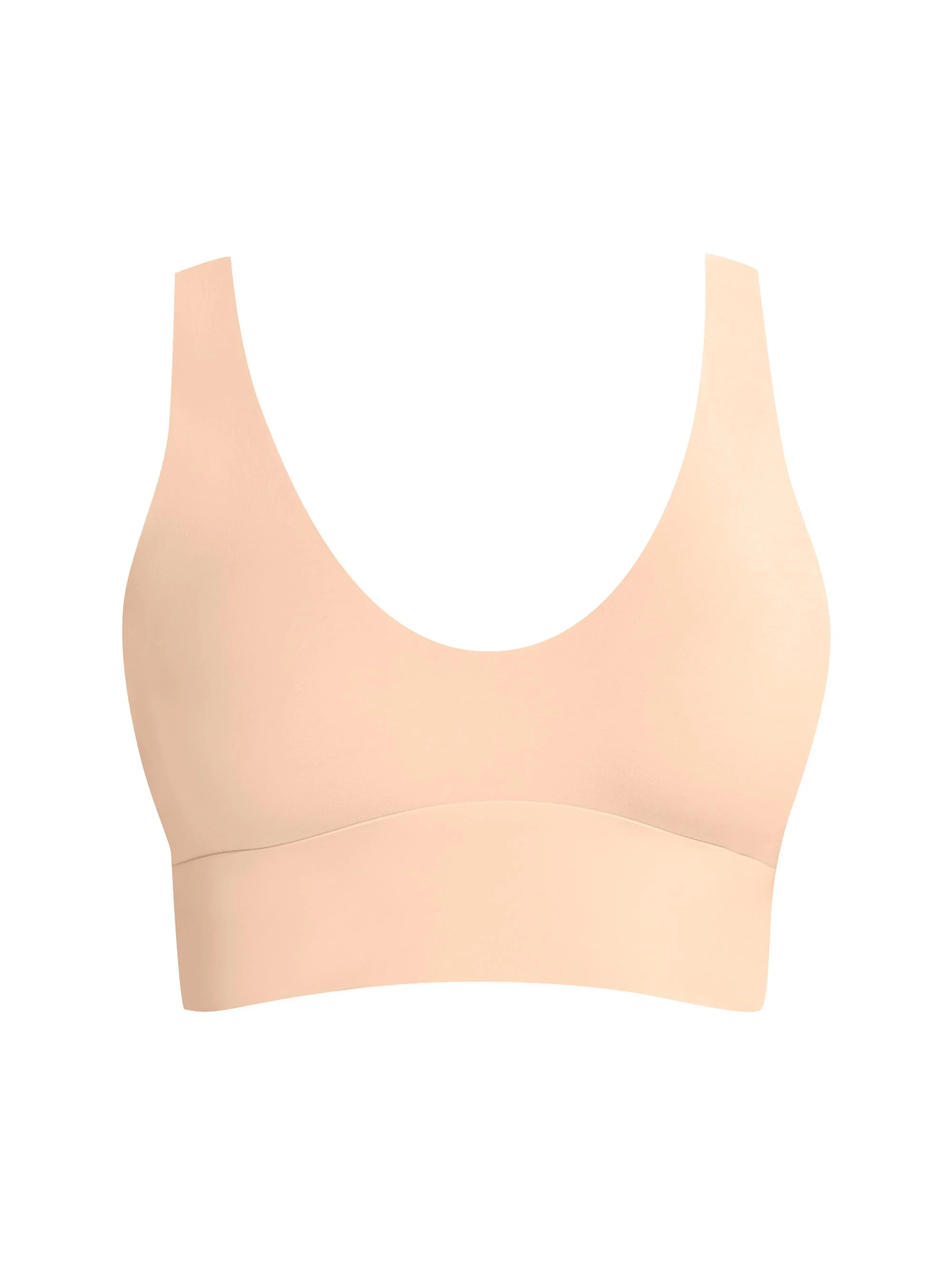 Women's Butter Comfy Longline Bralette - Beige - 1