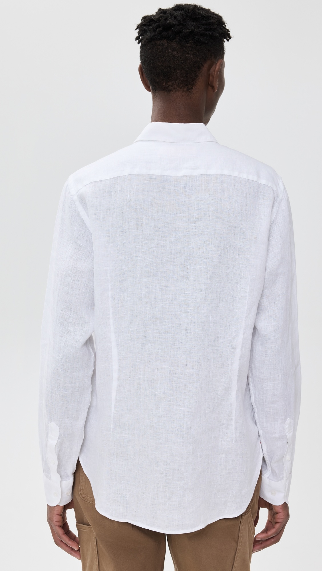 Giles Linen Button Down Shirt - 2