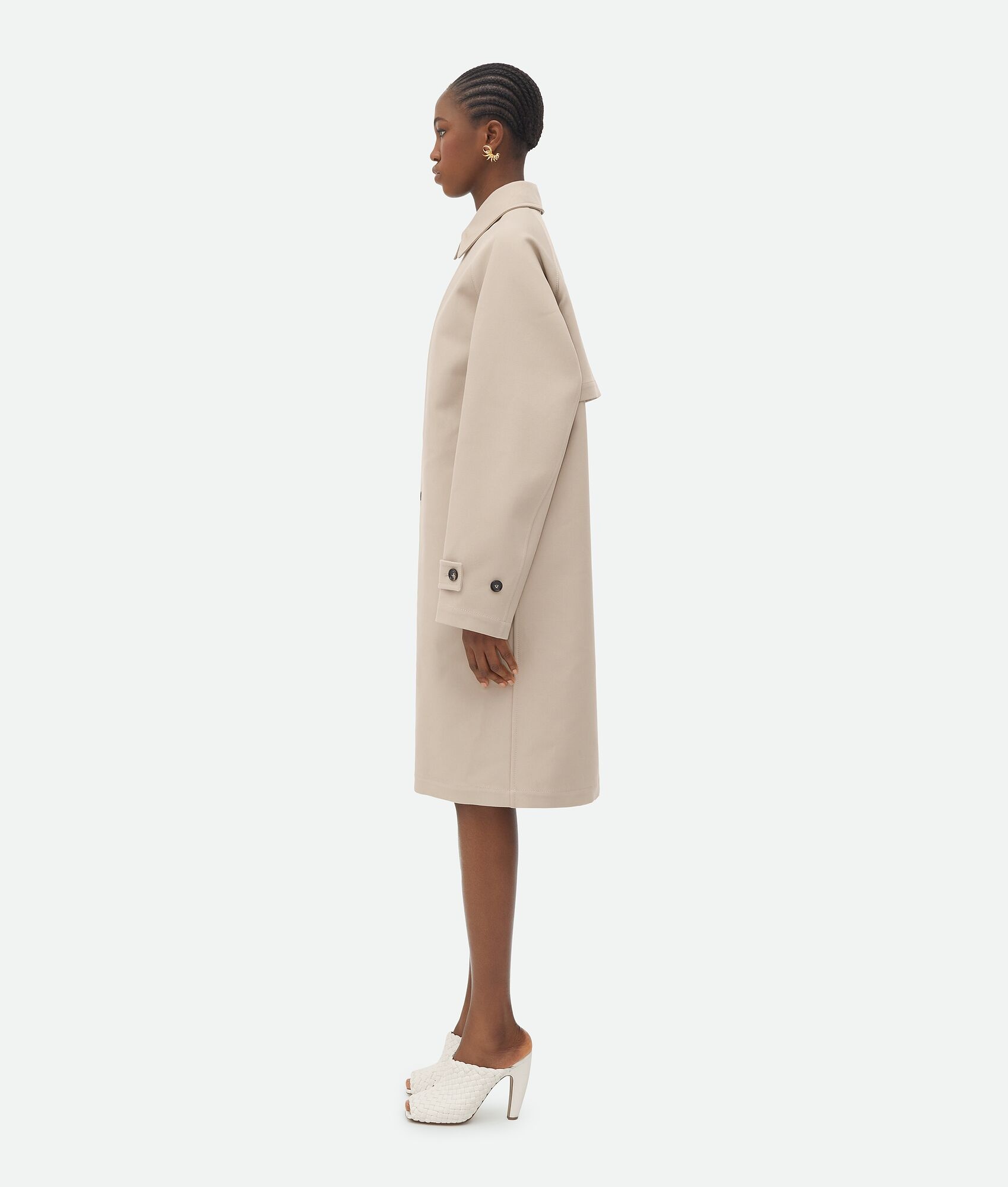 Bonded Wool And Cotton Coat - 2