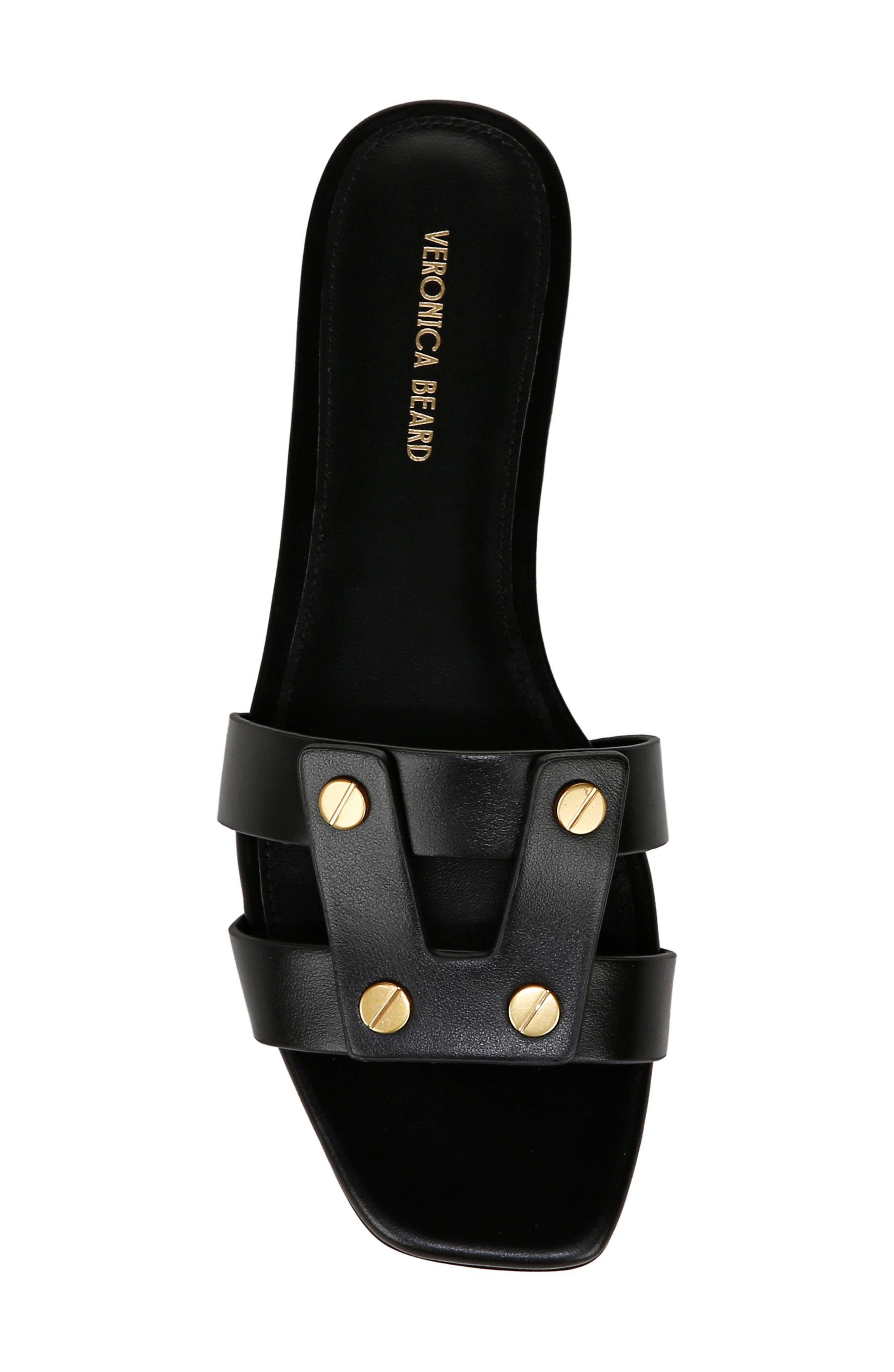 Veronica Beard Via Slide Sandal in Black at Nordstrom - 5