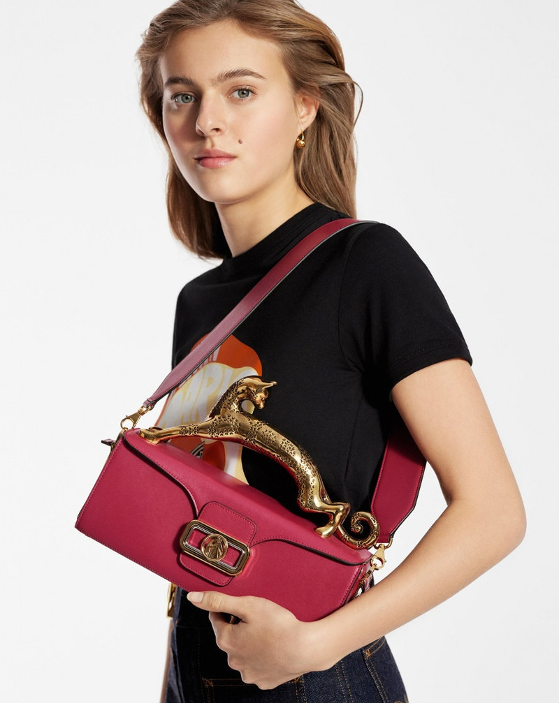 PENCIL CAT BAG IN SHINY CALFSKIN LEATHER 9